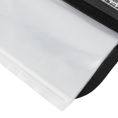 Alomejor Soft Lure Storage Bag, PVC Fishing Tackle Organizer with Removable Pockets and Puncture Proof Compartment for Outdoor Fishing