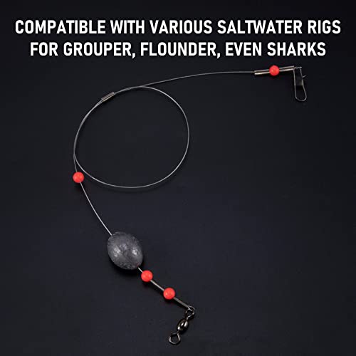 Dr.Fish Egg Sinker Lead Fishing Weights Oval Shaped Catfishing Weights Bank River Freshwater Saltwater Fishing Bass Casting - size: 1/4oz-20 Pack