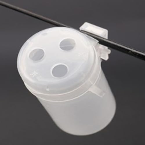Adjustable Carp Fishing Pole Pot Feeder Cup Transparent Bait Holder Non Spill Pellet Dispenser For Rod Float Fishing Tackle Accessory(S)