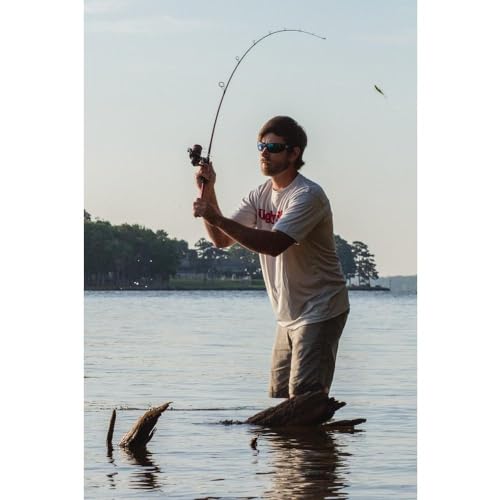 Ugly Stik Carbon Spinning Fishing Rod - size: 6'6" - Medium - 2pc