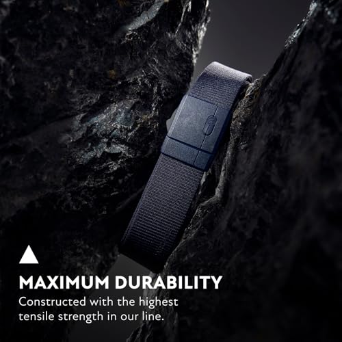 Arcade Belts Adventure Mag Unisex Belt: Heavy Duty Stretch, Metal Free Buckle - color: Aero Mag - Navy