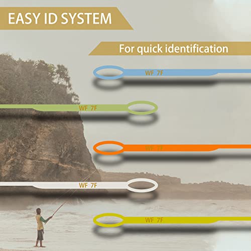 EUPHNG All-Purpose Fly Line Floating Trout Fishing Line Welded Loop Line ID Weight Forward Fly Fishing Line 100FT - color: Moss Green, size: WF3F