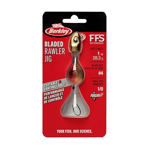 Berkley Bladed Rawler Jig - color: Bloody Gold, size: 1 oz - 1/0 Hook Size