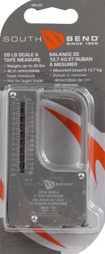SouthBend Scale and Tape Measure, 28-Pound