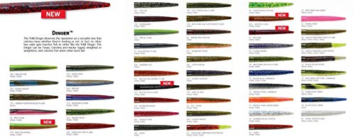 Yum Lures YDG - color: Carolina Pumpkin/Chartreuse, size: 4"