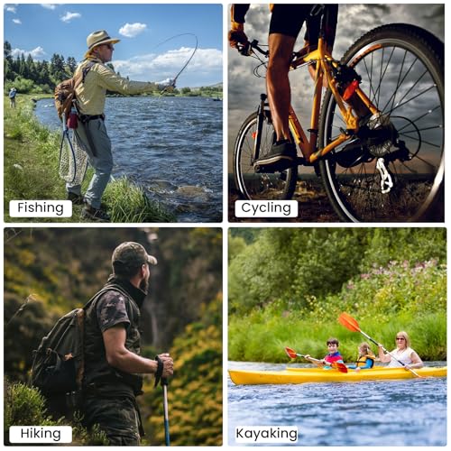 Pristis Half-Finger Fishing Gloves, UPF 50+ Breathable Quick Drying Fingerless Sun Gloves for Women Men, Fly Fishing Hunting Paddling Sailing Kayaking Hiking Canoeing Cycling - color: Wasteland CAMO, size: S - M