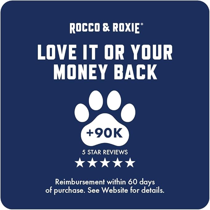 Rocco & Roxie No Chew Spray for Dogs, Bitter Dog Training Aid, Alcohol-Free Puppy Deterrent Formula with Calming Copaiba Oil, Safe Anti-Chew Solution for Skin, Furniture, Wounds & Plants - 8 oz