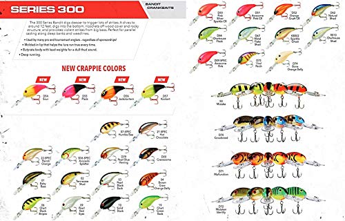 Bandit Lures BDT3D Series 300 - color: Pink Silver Sparkle CR