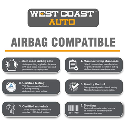 West Coast Auto Universal Baja Saddle Blanket Bench Full Size Seat Cover Fits Ford, Chevrolet, Dodge, and Full Size Pickup Trucks (Brown) - color: Brown