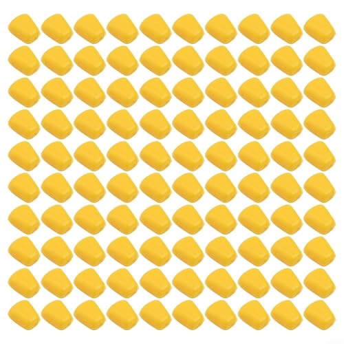 100pcs Soft Silicone Fake Corns Fishing Lures Artificial Floating Maize Bait for Carp Crucian Grass Carp Freshwater Sea Fishing