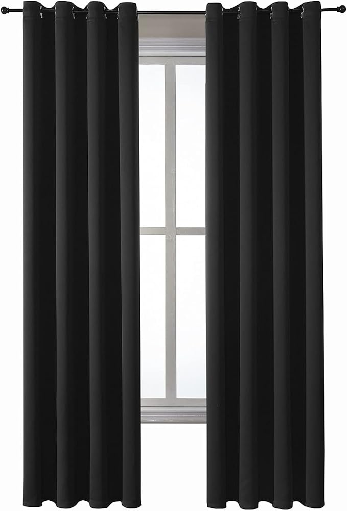 ChrisDowa Grommet Blackout Curtains