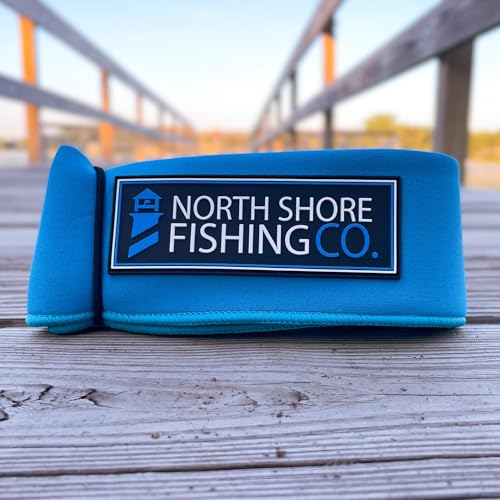 Premium Neoprene Fishing Rod Sleeve – Floating, Puncture Resistant, Labeled Protective Sock for Casting, Spinning, Trolling Fishing Rods - color: Blue, size: 60", style: Spinning