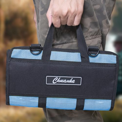 Lure Bag 6 Pocket PVC Protective Cover Durable Fishing Bag | Trolling Lure Tackle Box - size: Small