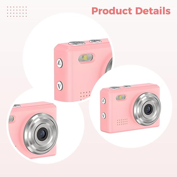 Generic Mini Thumb Cam With 200Mah Battery, Digital Camera, 1.67 X 0.59 X 1.13 In, For Pet Cycling Hiking Recording