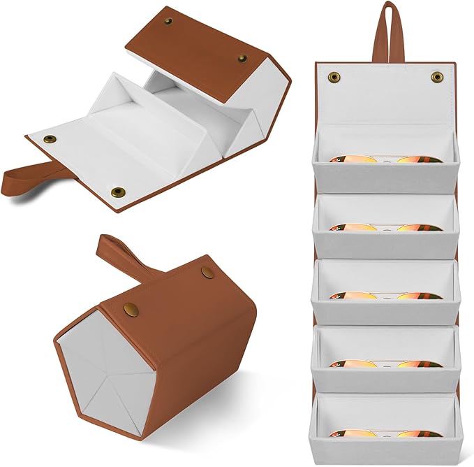 Travel Sunglasses Organizer, Sunglasses Travel Case for Multiple Pairs, Multiple Glasses Travel Case for Women, Men