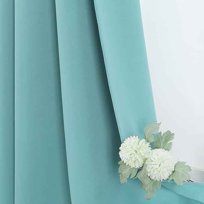 ChrisDowa Small Window Curtains 40 inches Long