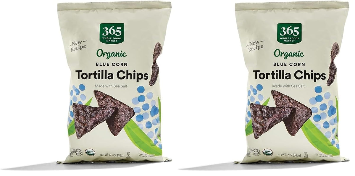 365 by Whole Foods Market, Organic White Corn Tortilla Chips, 12 Ounce