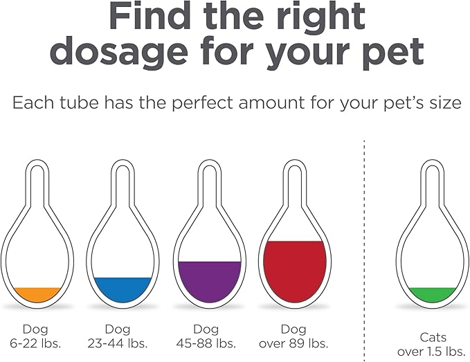 FirstAct Plus Flea Treatment for Dogs, Extra Large Dogs 89+ lbs, 6 Doses, Same Active Ingredients as Frontline Plus Flea and Tick Prevention for Dogs