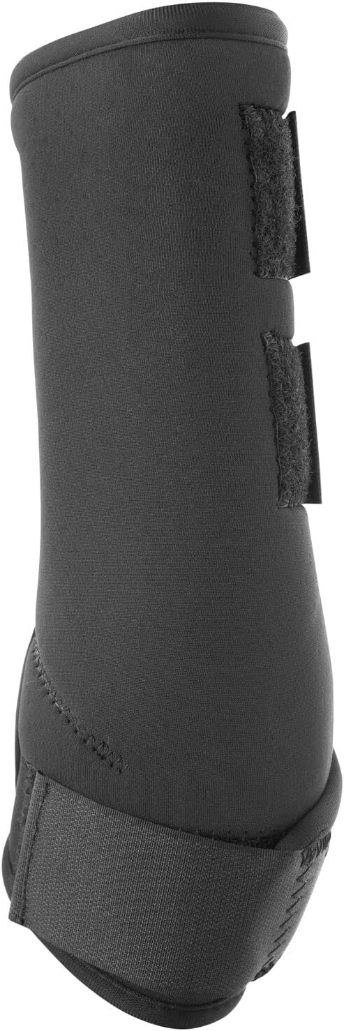 HORZE Brushing Splint Boots for Horses (Pair) - Durable Neoprene, Secure Closure, Lightweight - Black - S