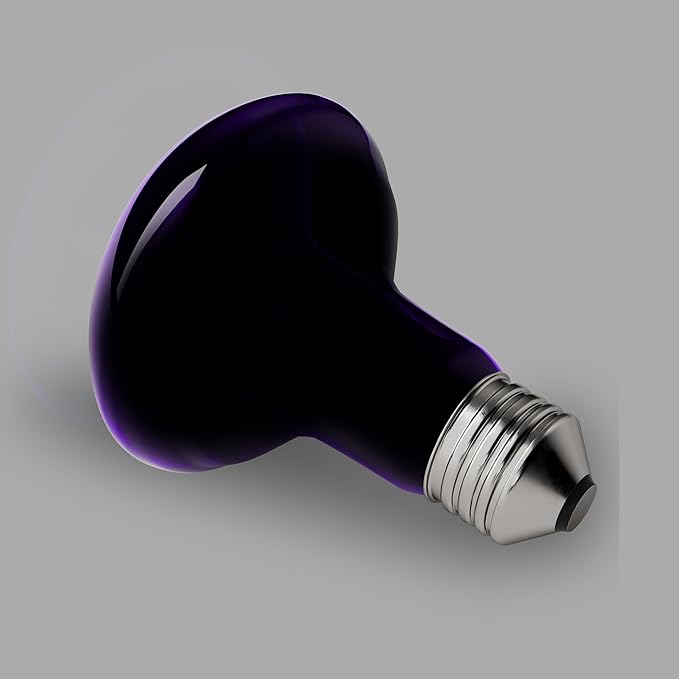 60W Reptile Night Light Bulb - Simulate Natural Moonlight for Bearded Dragons, Lizards, Snakes, and Amphibians - UVA Basking Lamp for Aquariums & Tanks, Enhance Health and Activity