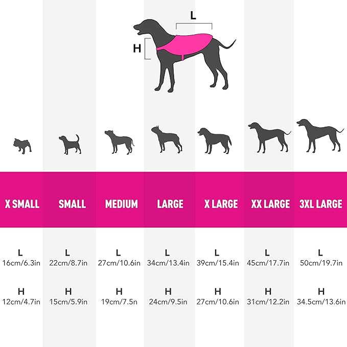 Custom Pink Reflective Dog Vest for Large Breeds,High Visibility Dog Safety Vest Harness with Removable Bell Keep Safe from Hunting, Training & Cars Accidents