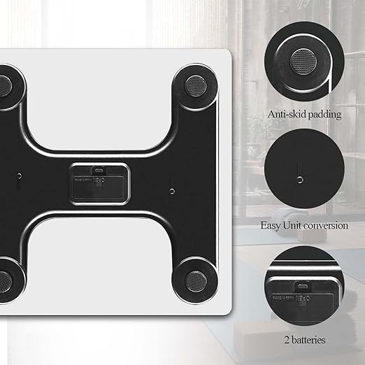 Weight Scale Digital Scale for Body Weight Bathroom Scales Personalized Scale for Body Weight 400 lbs with Large Backlit Display Easy Read - Beach Boat Deck Shells