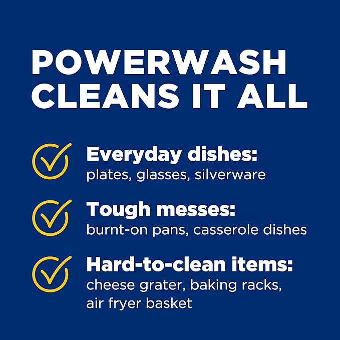 Dawn Powerwash Lemon Dish Spray, Liquid Dish Soap 2 Refills, 43 Fl Oz
