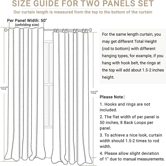 100% Blackout Shield Green Linen Blackout Curtains