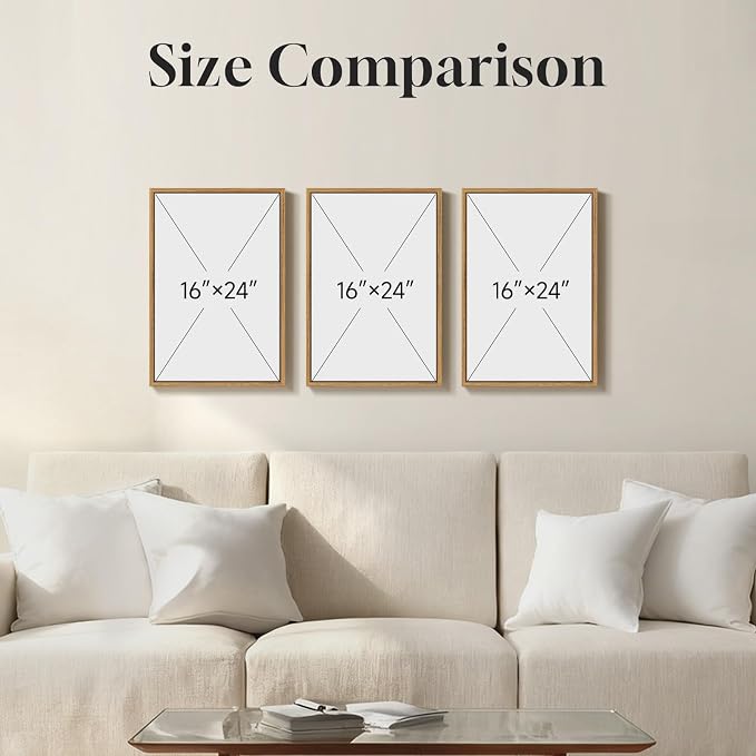 Framed Watercolor Floral Wall Art