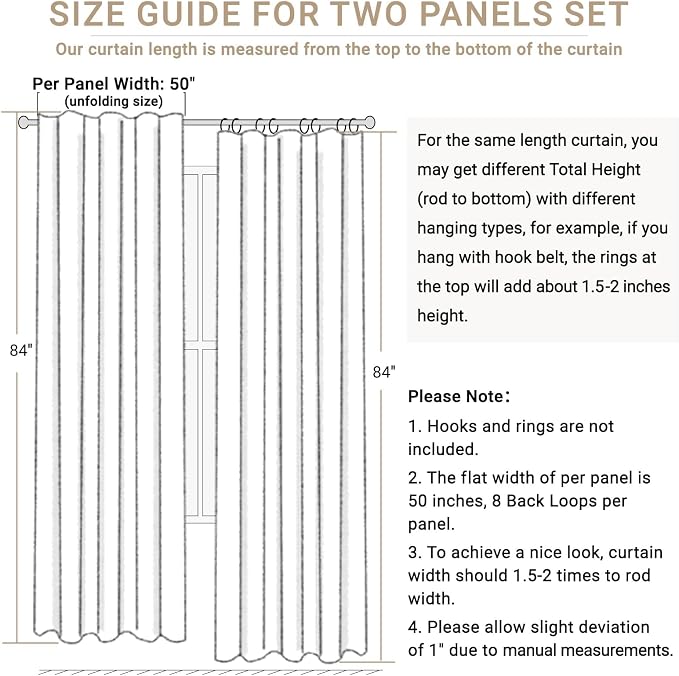100% Blackout Shield Blackout Curtains