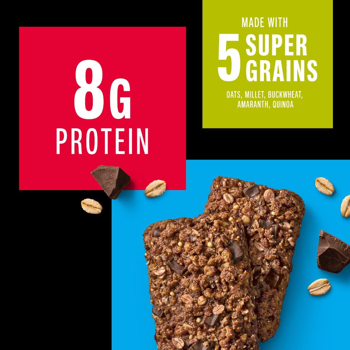 KIND Breakfast Protein Bars, Dark Chocolate Cocoa, Gluten Free, Low Sodium, Healthy Snacks, 8g Protein, 12 Count (12 Packs of 2 Bars)