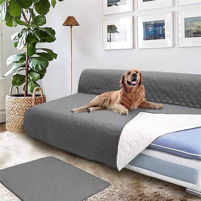 W aterproof Dog Blanket, Soft Dog Bed Cover Pet Blankets,Pet Furniture Cover,Washable Dog Sofa Cushion,for Bed Couch, (XS:52 * 82in) 132 * 208cm