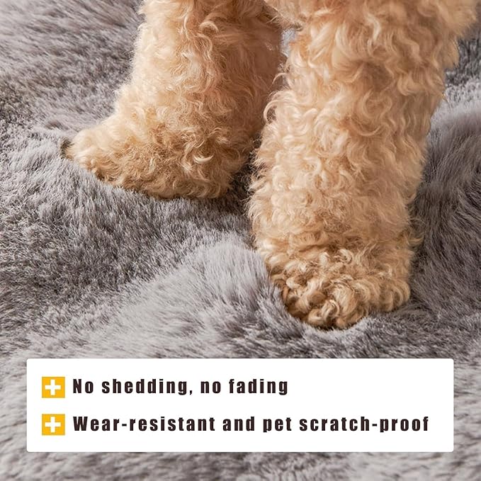 Cloud Pet Sofa Bed, Ultimate Comfort Warm Couch Cover with Fluffy Plush, Anti-Slip Machine Washable Pet Bed Easy to Maintain for Furniture Protector (Coffee(29.5 * 29.5in))