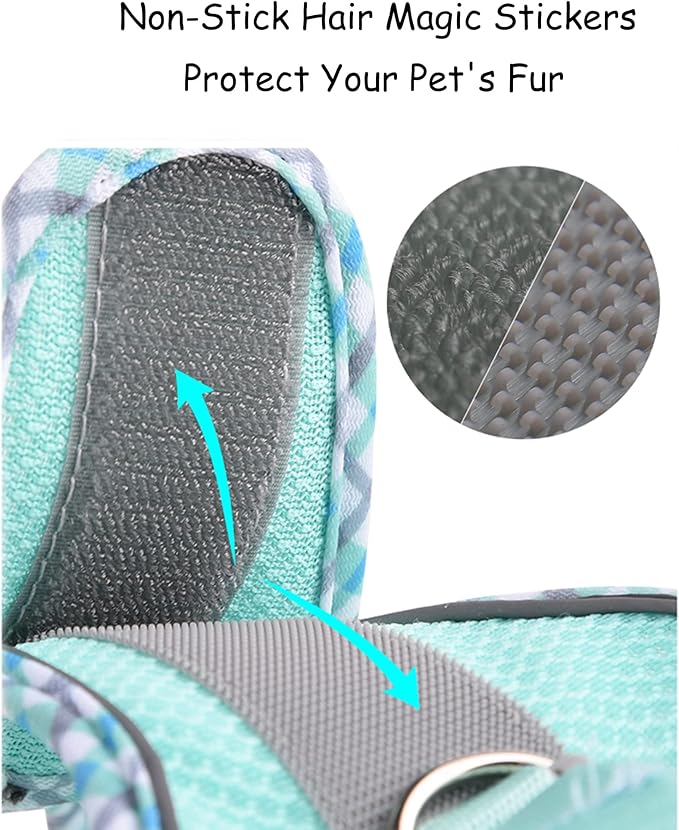 Petank Dog Harness for Small Medium Dogs No Pull, Puppy Harness and Leash Set, Step in Dog Harness for Walking, Running, Training, Small Dog Vest, Medium Dog Vest (Green, M)