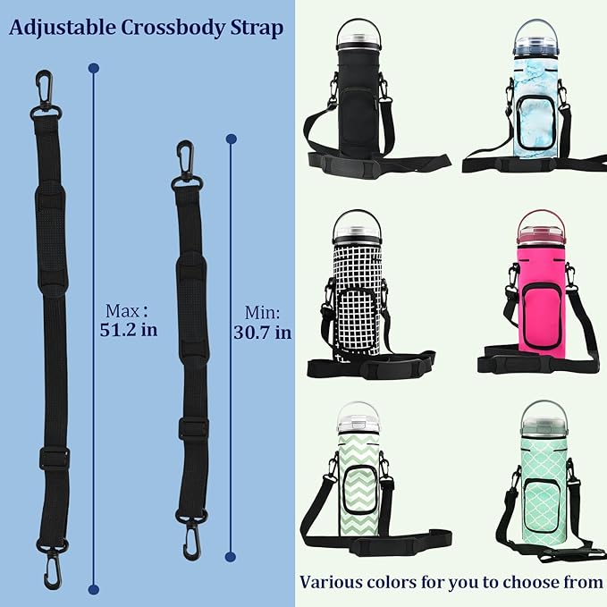 Storage Sleeve Bag for Ninja Blast Portable Blender with Shoulder Strap and Accessory Pocket Compatible with Ninja BC151NV/BC51NV/BC151BK/BC151CR/BC151EM/BC151PR/BC151WH Blast Portable Blender(Black)