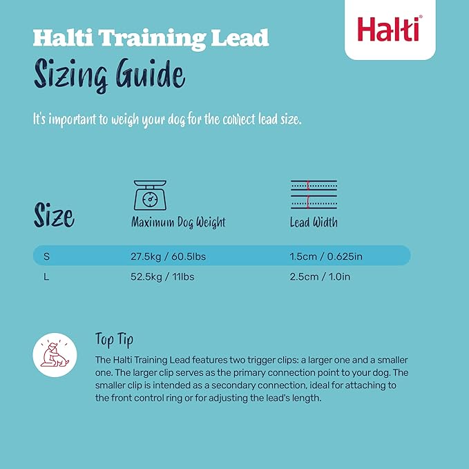 Halti Headcollar Size 5, Black & Halti Training Leash Size Large, Black Combination Pack - Stop Your Dog Pulling on the Leash. Adjustable, Lightweight with Padded Nose Band. Suitable for Large Dogs