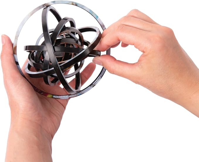 Spin Flip Puzzle - Hypnotic - Spin it, Flip it, Solve it! for Those who Love Brain teasers! Adult Fidget Toy. Great Gift for Mom, Dad, Teens, Men and Women