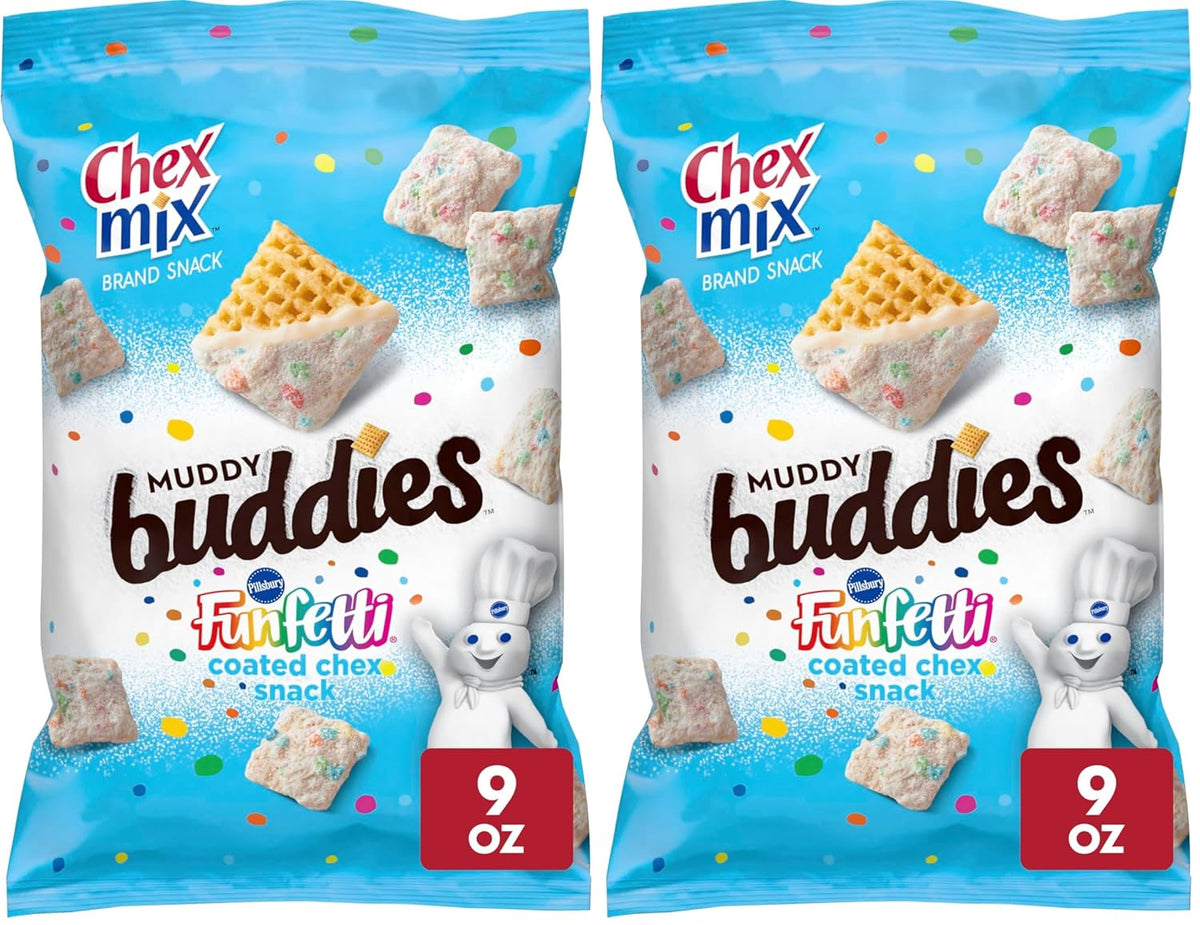 Chex, Mix Muddy Buddies, Oreo Cookies and Cream Snack Mix, 9 Ounce