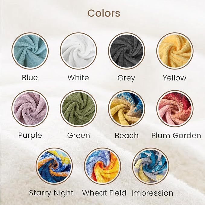 SEMAXE Luxury Bath Towel for Bathroom, 100% Cotton Towel with Hanging Loop and Smart Tag, Soft & Absorbent, Gift Box Packaging,1 Pc Bath Towel, 55" L x 27" W
