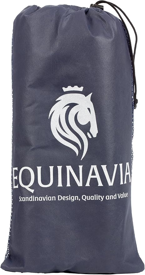 Equinavia Cool Relief Therapy Ice Boots Leg Wraps Pair for Horses, Gel Pack with Adjustable Straps | 16.5" x 15.5" with Storage Bag - Red - Pair - One Size