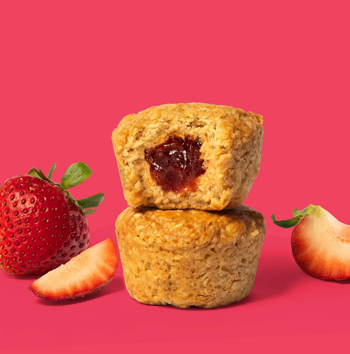 Bobo's Oat Bites Stuff'd Variety Pack (Strawberry, Original Chocolate Chip, and Apple Pie), Pack of 30 (1.3 oz Bites), Gluten Free Whole Grain Rolled Oats