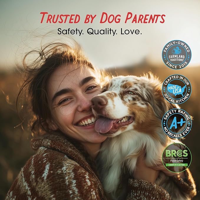 Farmland Traditions Filler Free Dogs Love Turkey & Sweet Potato Premium Jerky Treats for Dogs, 3 Pound Bag