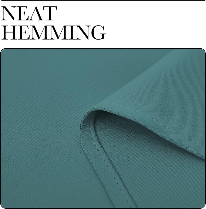 NICETOWN Blackout Curtains for Living Curtains, Sea Teal, 2 Panels, 42 by 72