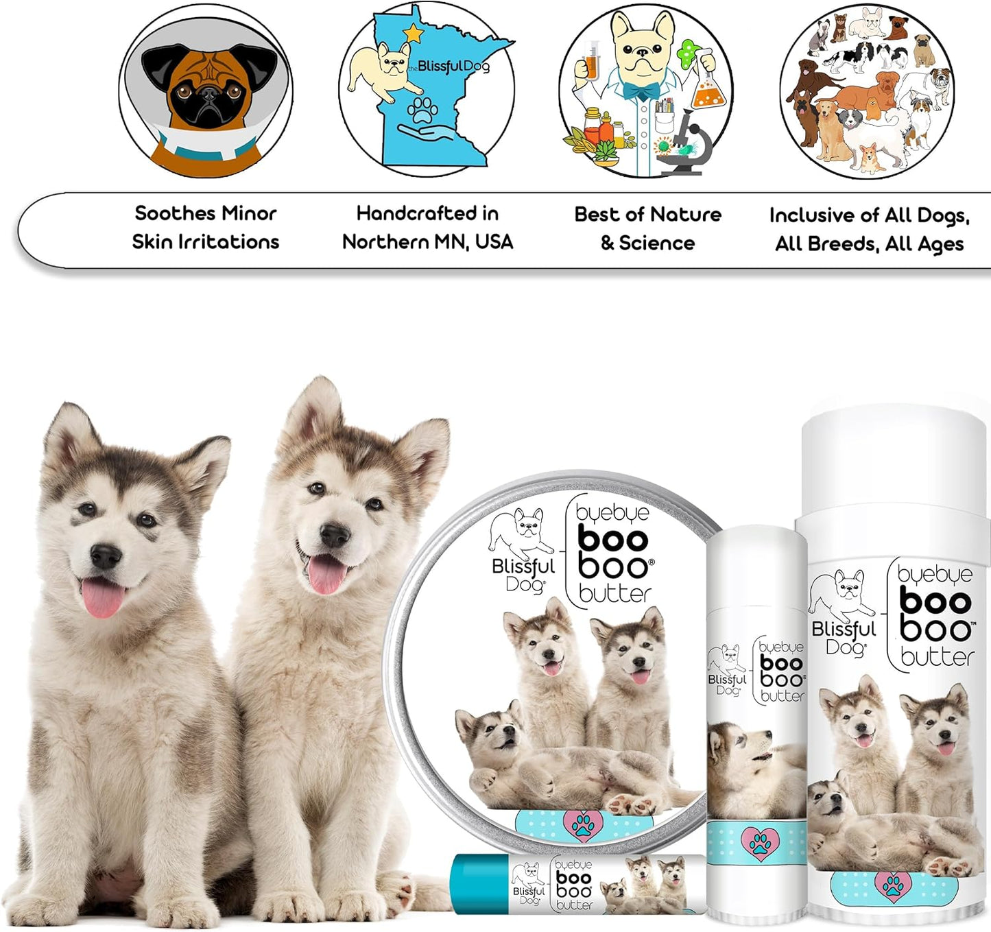 The Blissful Dog Malamute Boo Butter, 4 oz