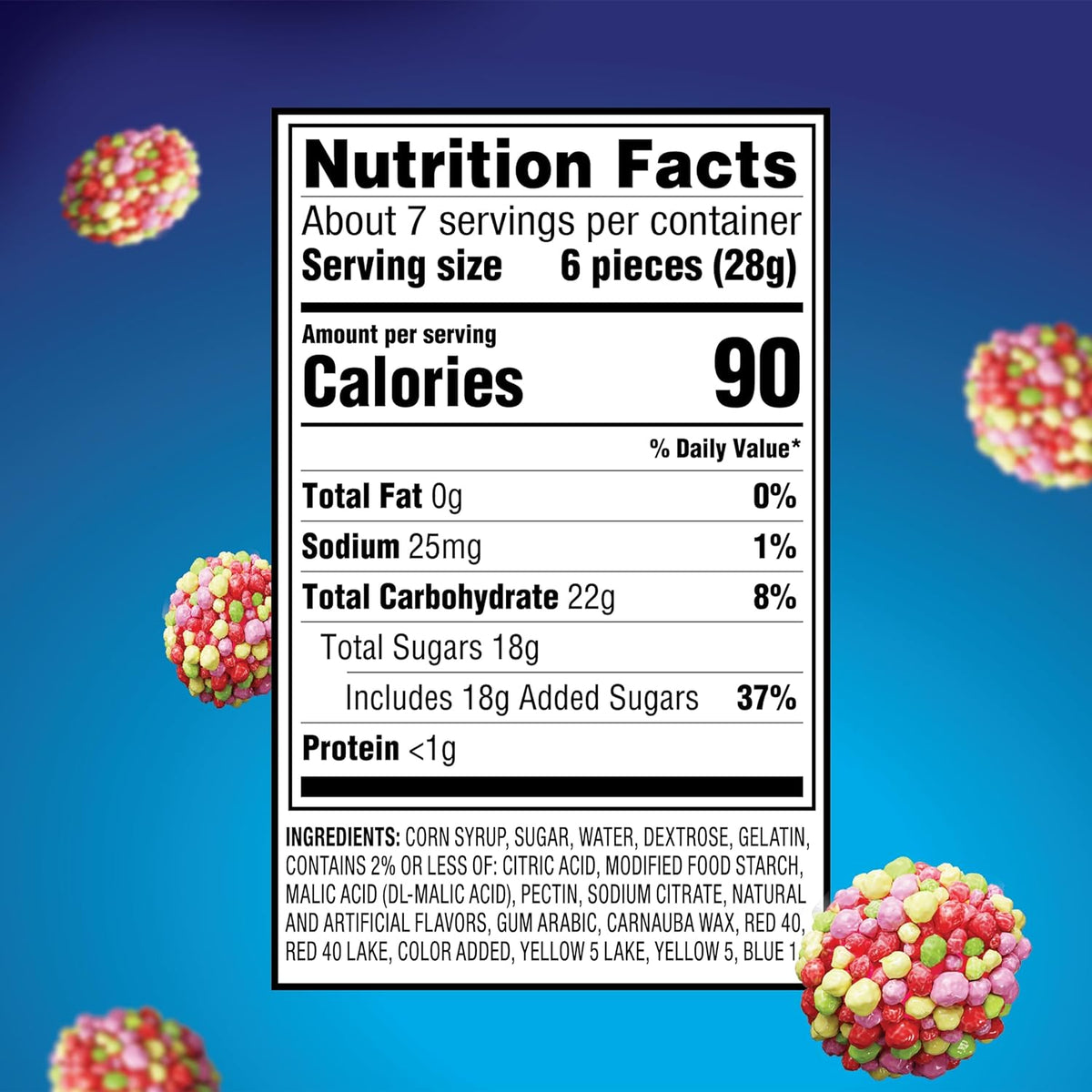 Nerds, Juicy Gummy Clusters, Strawberry Punch, Juicy and Gummy Candy, 1 Stand up Bag, for Snacking and Sharing, 7.2 Ounce