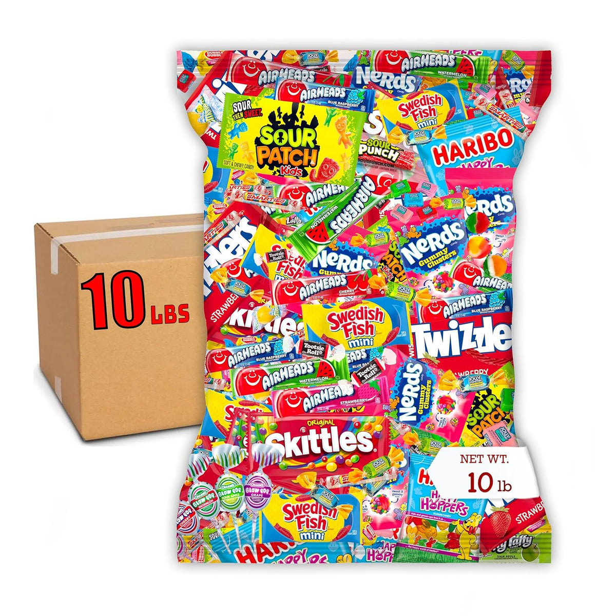 Bulk Candy Variety Pack - 2 lb Candy - CandyBulk Individually Wrapped Candies - Candies - Pinata Filler Stuffers - PinataCandy Stuffers - CandyParty Favors - Father's Day