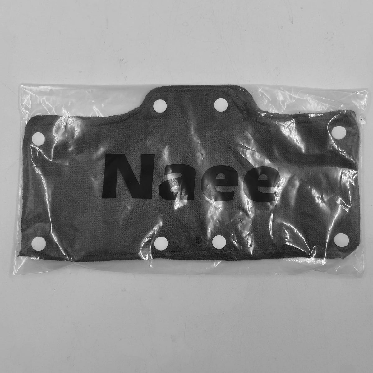 NAEE Dark Gray Velvet Sweatband for Hard Hats – Washable, Snap-On (6pcs)