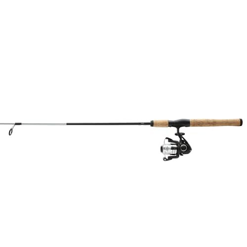 Shakespeare Cirrus 6'6" Spinning Fishing Rod and Reel Combo, 2-Piece Graphite Rod Blank, Size 30 Spinning Reel, Pre-Spooled with Monofilament Fishing Line