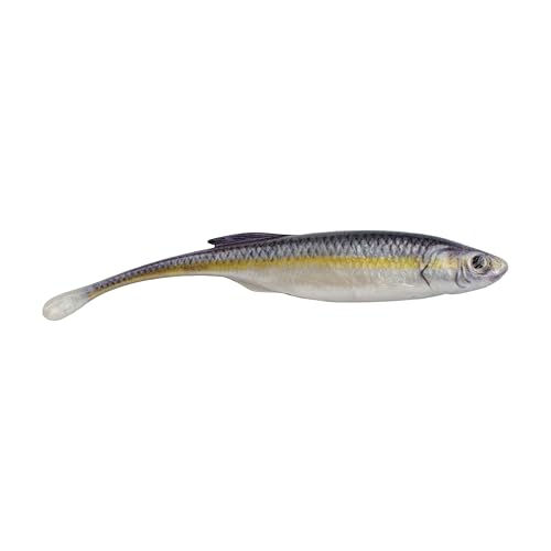 Berkley PowerBait Drip Minnow Fishing Soft Bait - color: Black Shad, size: 4"