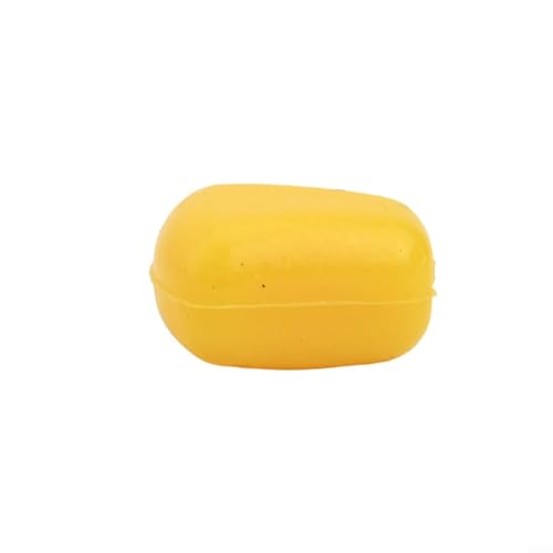 100pcs Soft Silicone Fake Corns Fishing Lures Artificial Floating Maize Bait for Carp Crucian Grass Carp Freshwater Sea Fishing